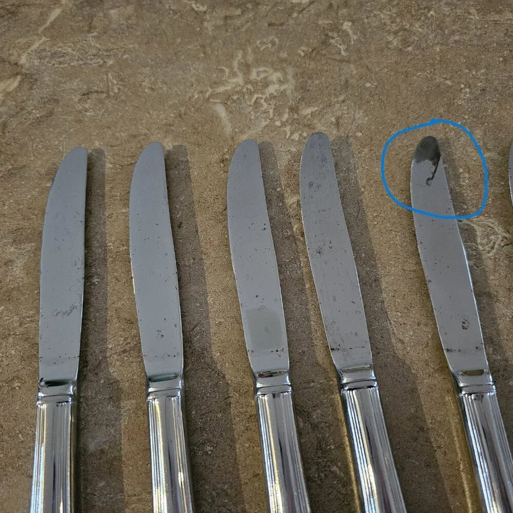Lot of 6 Gorham WINFIELD Dinner Knives 9
